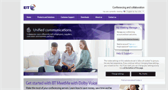 Desktop Screenshot of m.btconferencing.com