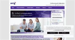 Desktop Screenshot of btconferencing.com